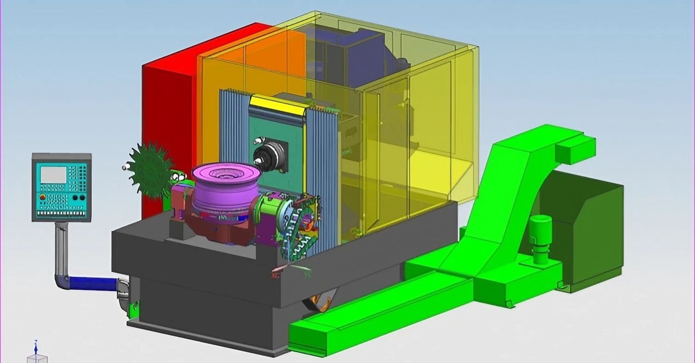 Aluminum wheel machining center (HWC) environmentally friendly light
